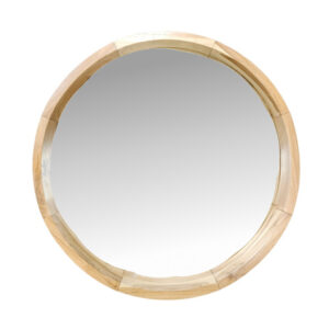 Soleil Teak Round Mirror