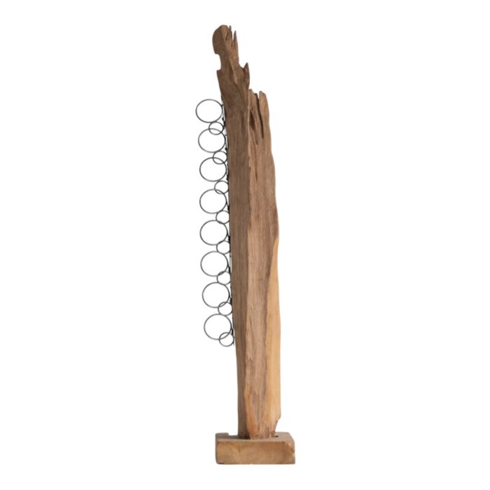 Teak Bottle Holder Stand KAB0300 37x30x1750_26.000gr Teak Bottle Holder Stand KAB0300 37x30x1750_26.000gr