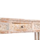 Teak Carved Console Table BEB8424 140x45x80 Close