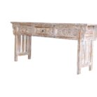 Teak Carved Console Table BEB8424 140x45x80 Close Side