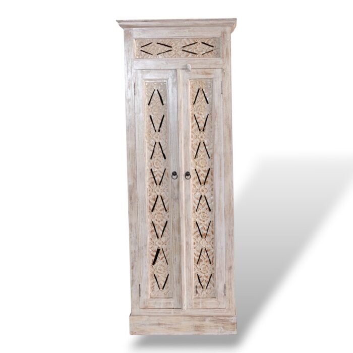 Teak Carved Cupboard BEB8012 60x40x180_38.000gr Teak Carved Cupboard BEB8012 60x40x180_38.000gr