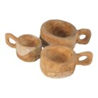Teak Decorative Cup Set KAB0310 13.000gr Close Front Top