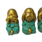 Turq Monk Set Of 3 BLA0153A Close Up
