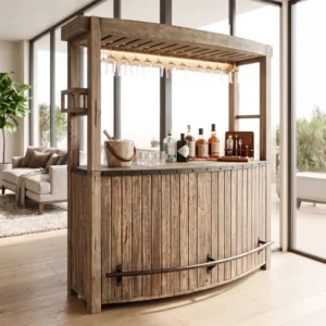 Slim Canopy Bar With Storage