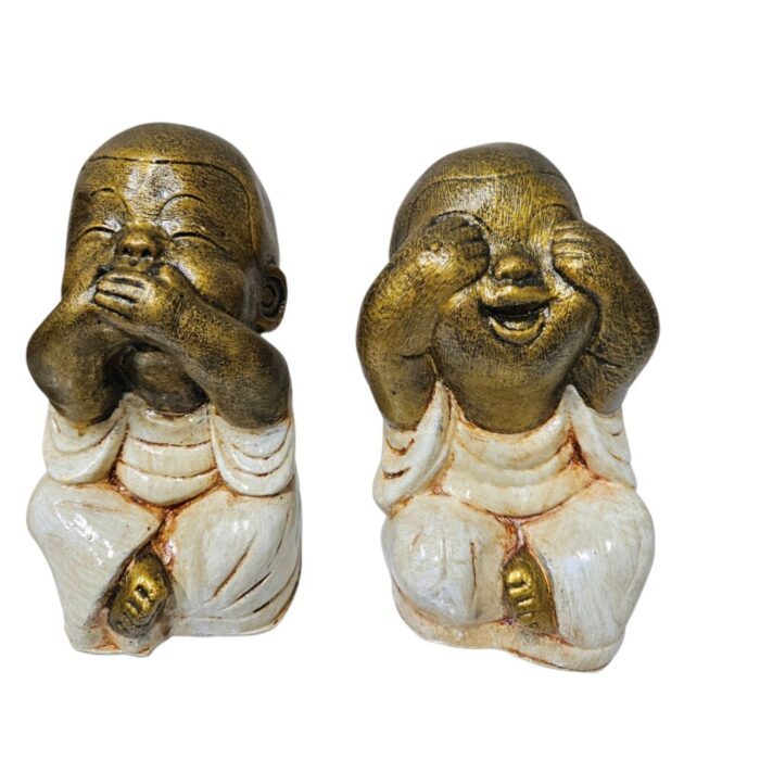 White Monk Set BLA0153B Close Up