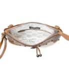 BAG CROSSBODY FLEUR BRN D20 LEATHHIDE KMH26305 Open