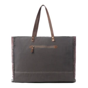 BAG FLORAL TOTE D20 LEATHHIDE B&W KMH26012 Back