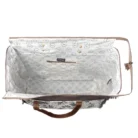 BAG FLORAL TOTE D20 LEATHHIDE B&W KMH26012 Open