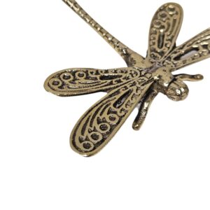 Brass Dragonfly Golden GOL1701 Close Up