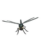 Dragonfly Blue And Gold GOL1750