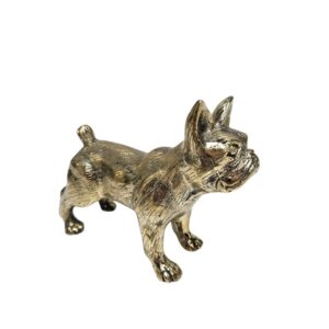 Brass French Bulldog in Polished Gold Finish