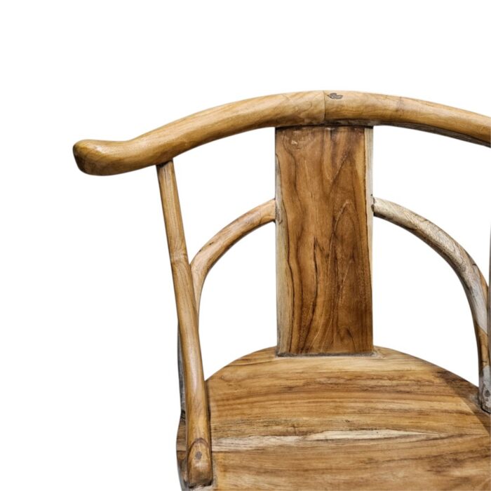 Horseshoe Dining Chair Teak NJA5552 Close