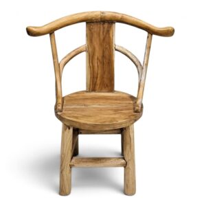 Horseshoe Teak Dining Chair (Natural Finish)