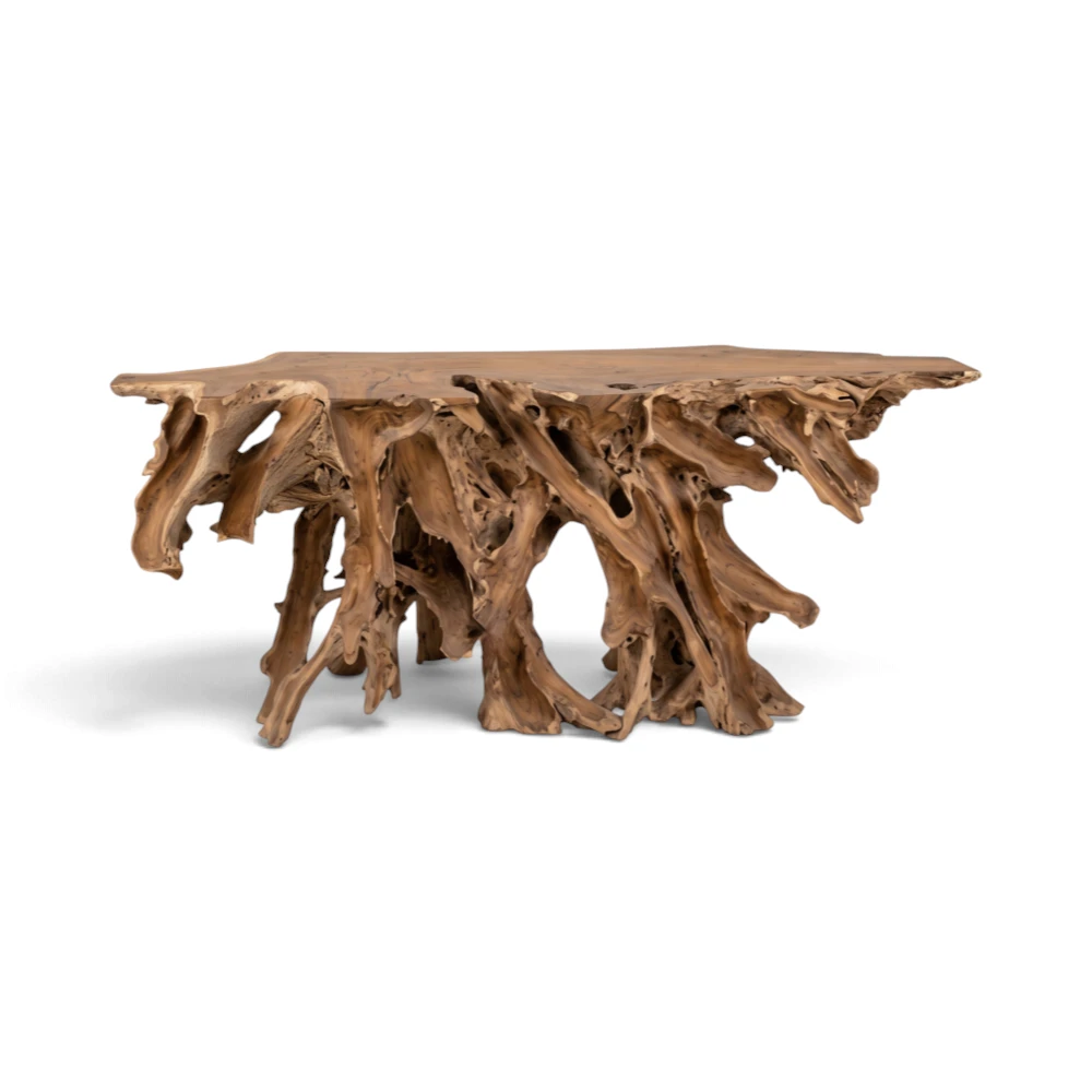 Scoop Root Teak Console 150cm