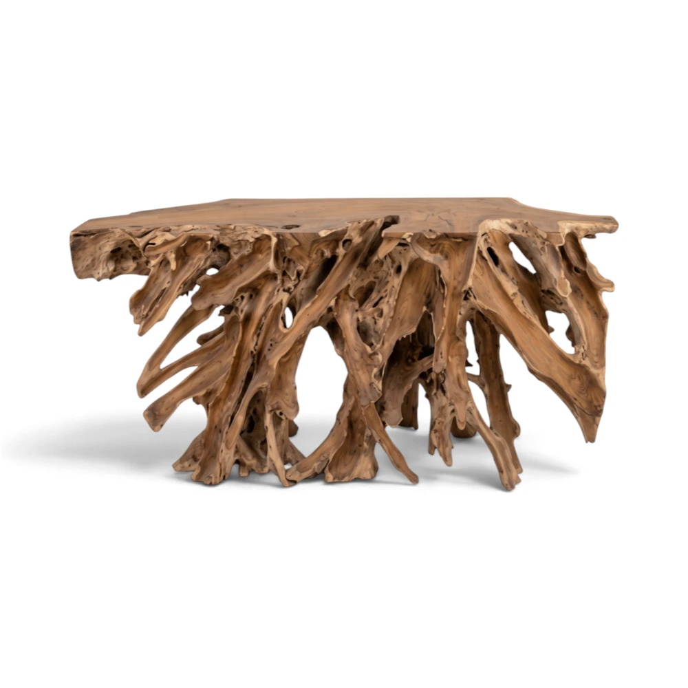 Scoop Root Teak Console 180cm