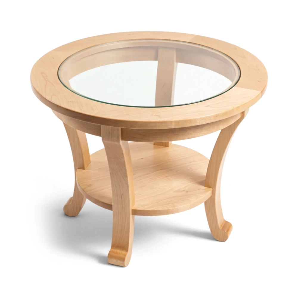 Caisen Round Teak Side Table