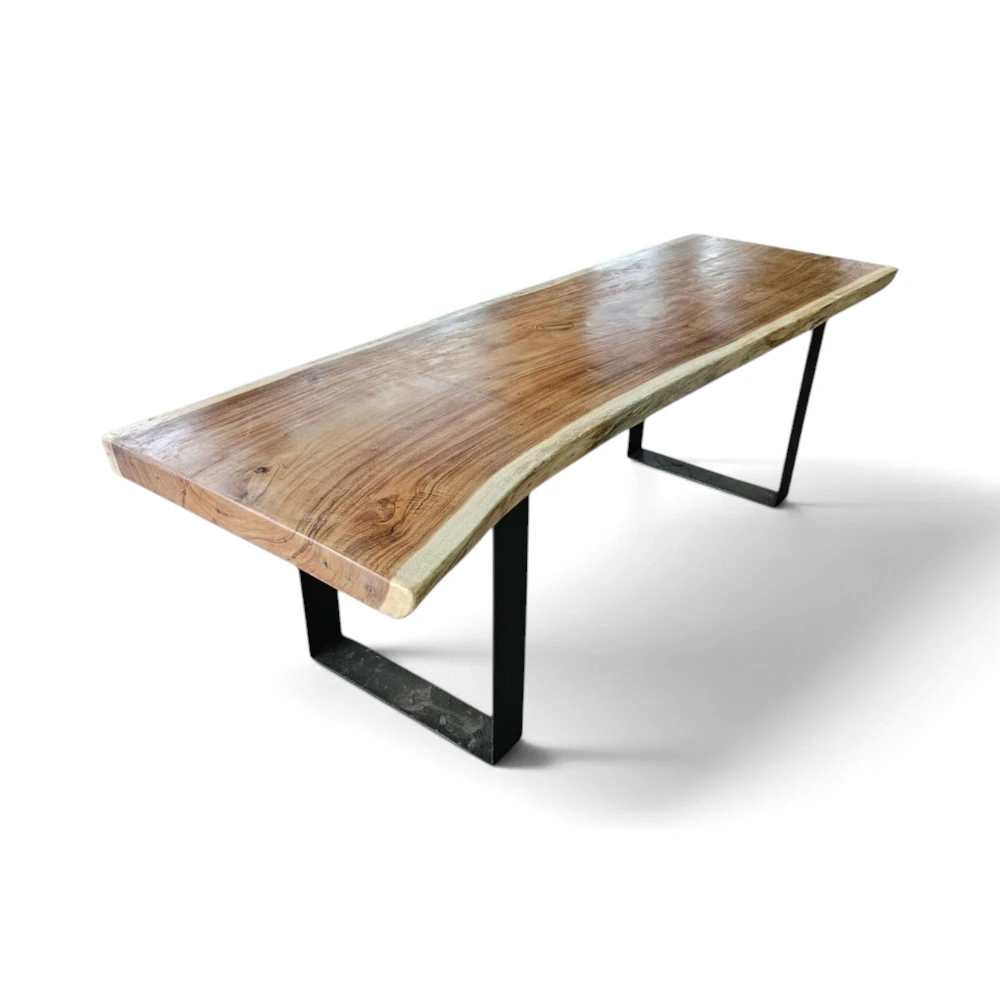 Suar Dining Table with U Legs