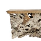 Puzzle Teak Root Console Table NJA9040 Close